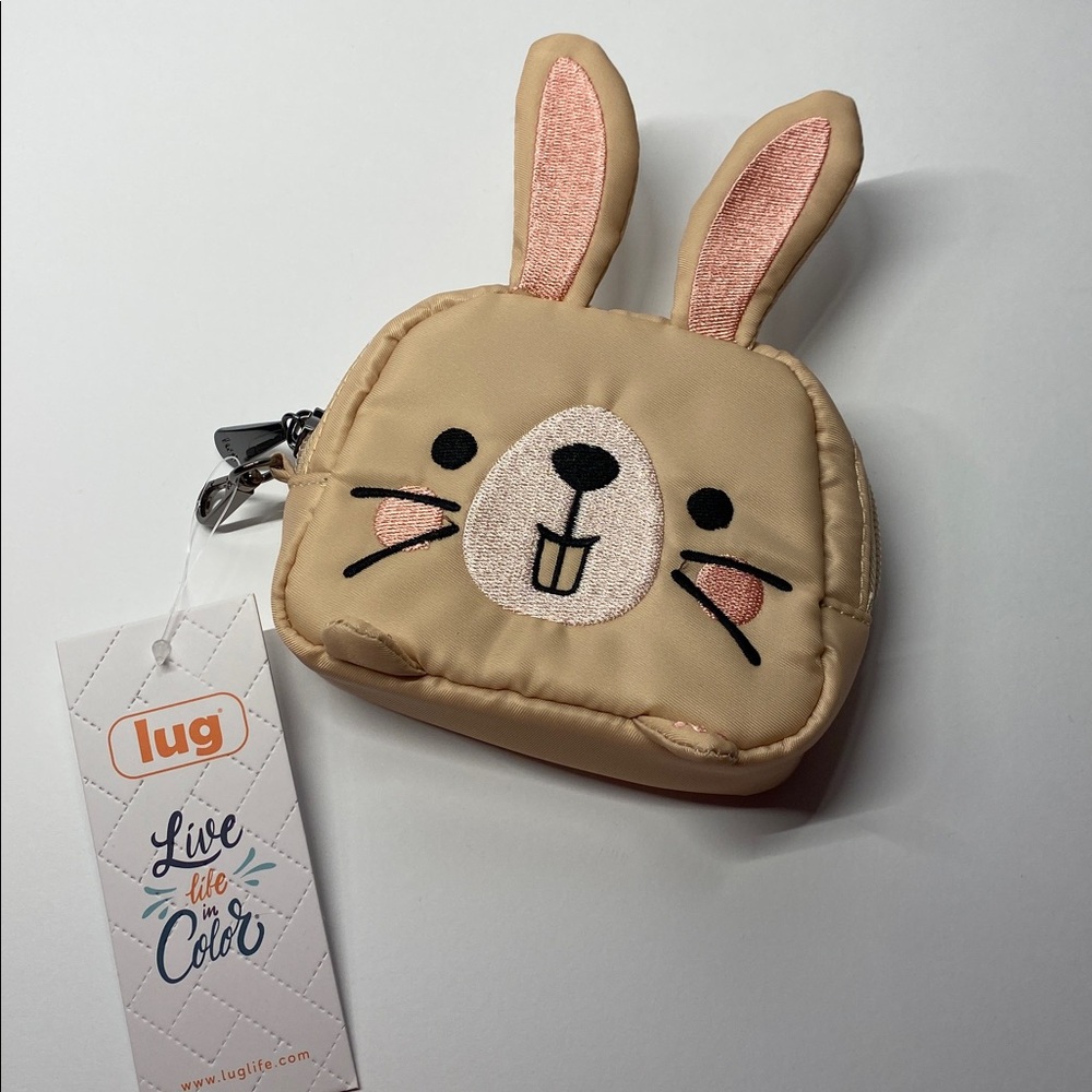 NWT Lug Zippy Friends Pouch-Bunny